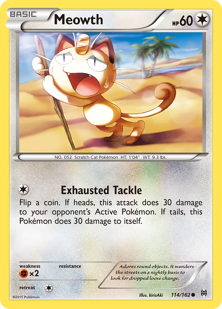 Meowth 114/165 Common