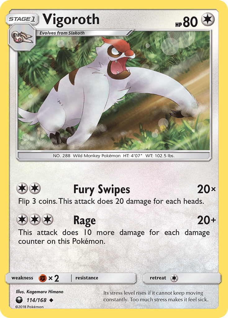 Vigoroth 114/187 Uncommon