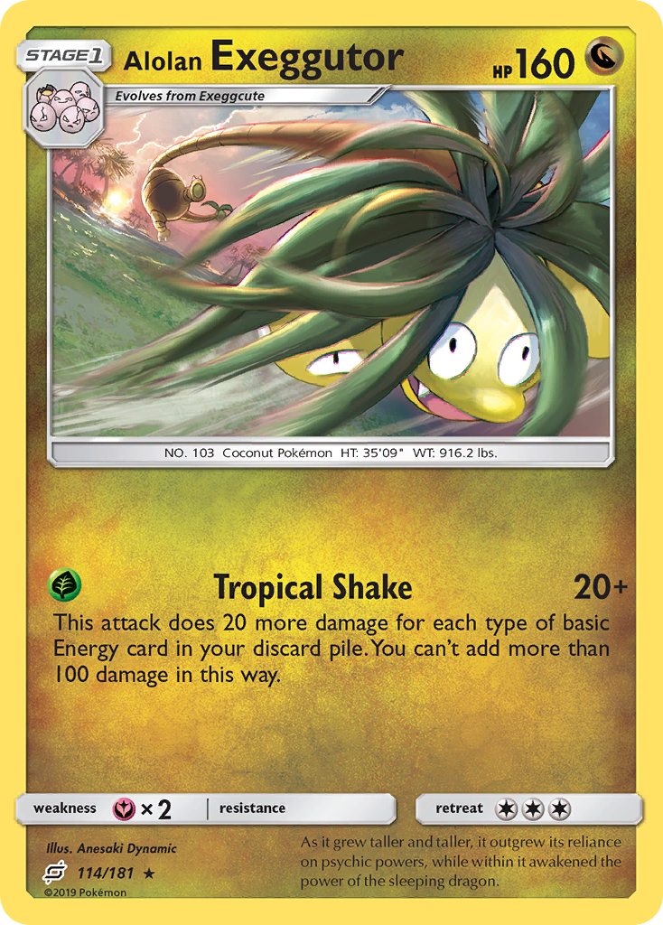 Alolan Exeggutor 114/198 Rare