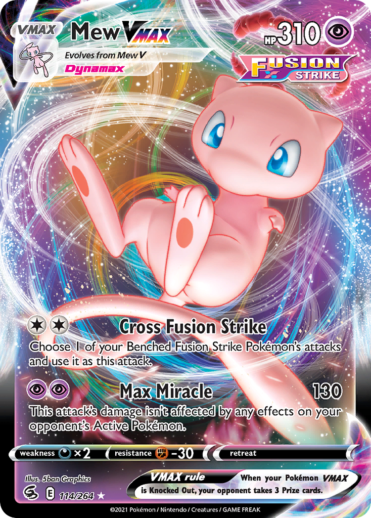 Mew VMAX 114/284 Rare Holo VMAX