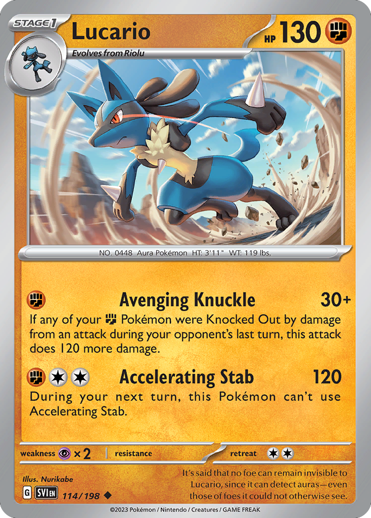 Lucario 114/258 Uncommon