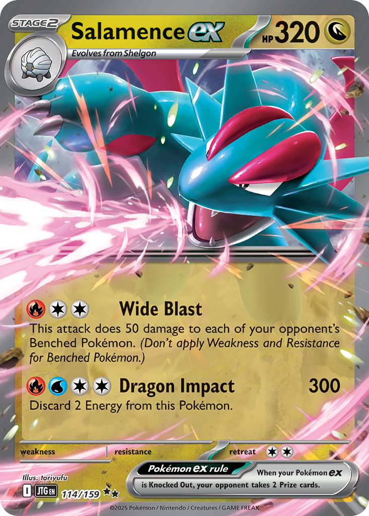 Salamence ex 114/190 Double Rare
