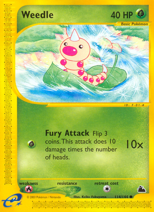 Weedle 114/182 Common