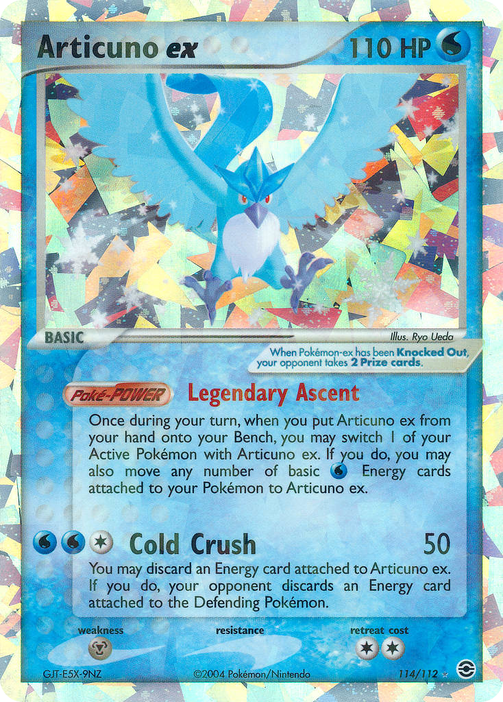 Articuno ex 114/116 Rare Secret