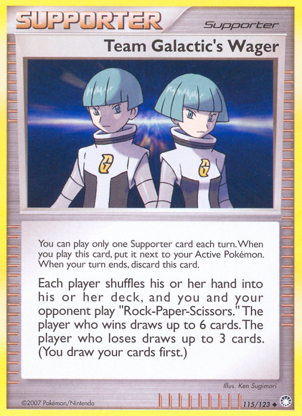 Team Galactic's Wager 115/124 Uncommon