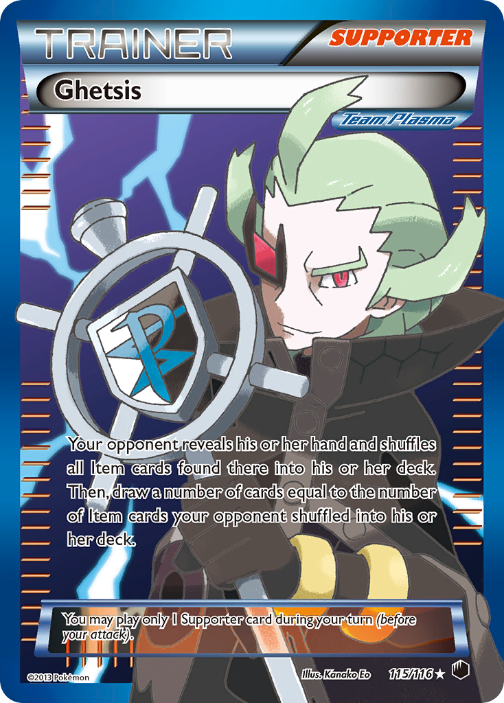 Ghetsis 115/122 Rare Ultra