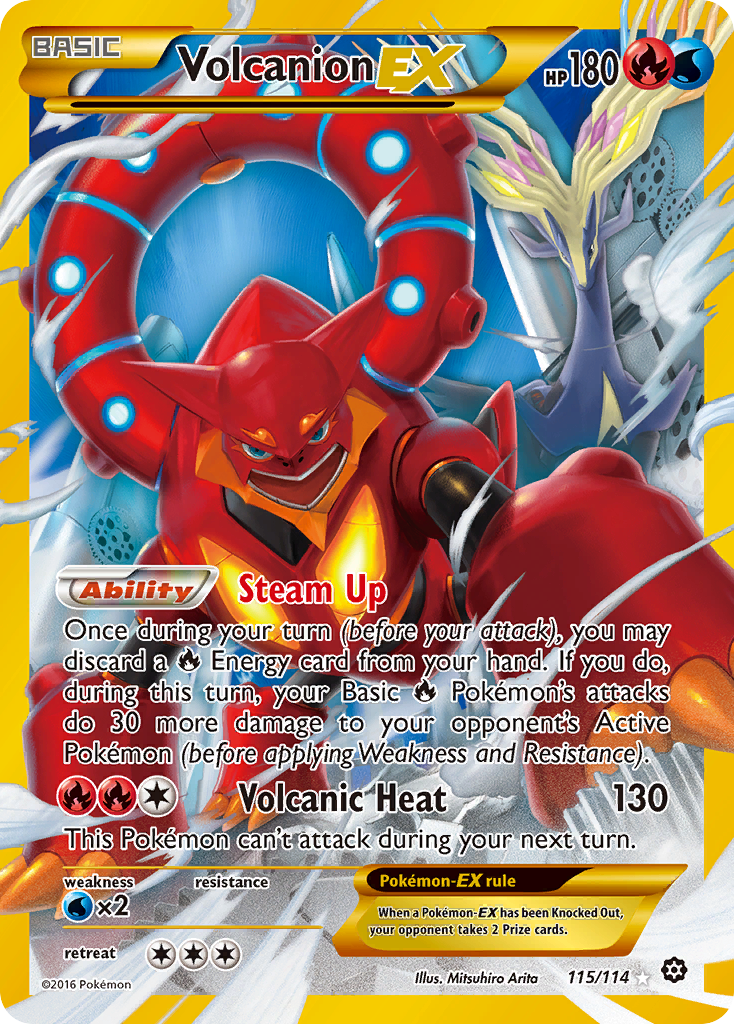 Volcanion-EX 115/116 Rare Secret