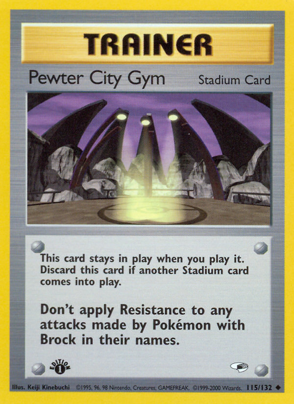 Pewter City Gym 115/132 Uncommon