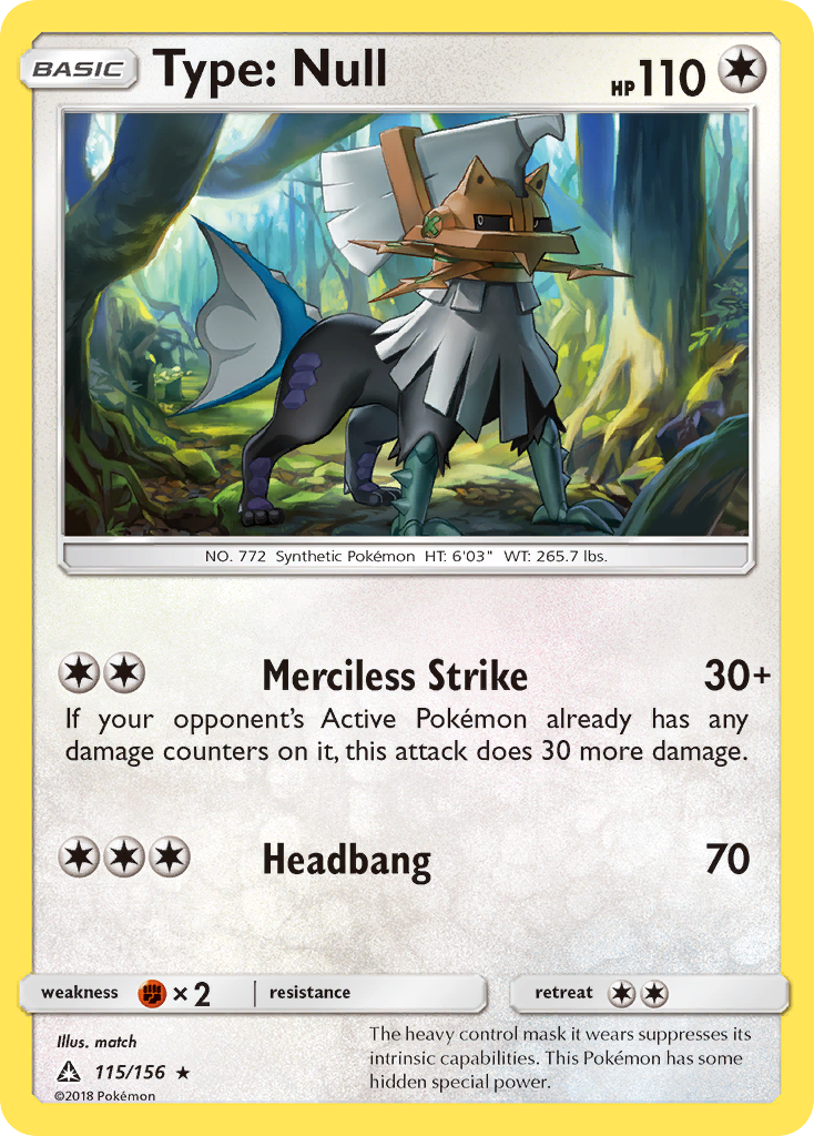 Type: Null 115/178 Rare