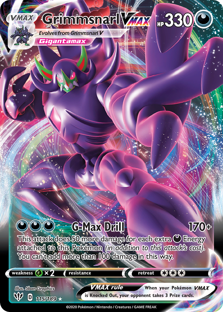 Grimmsnarl VMAX 115/201 Rare Holo VMAX