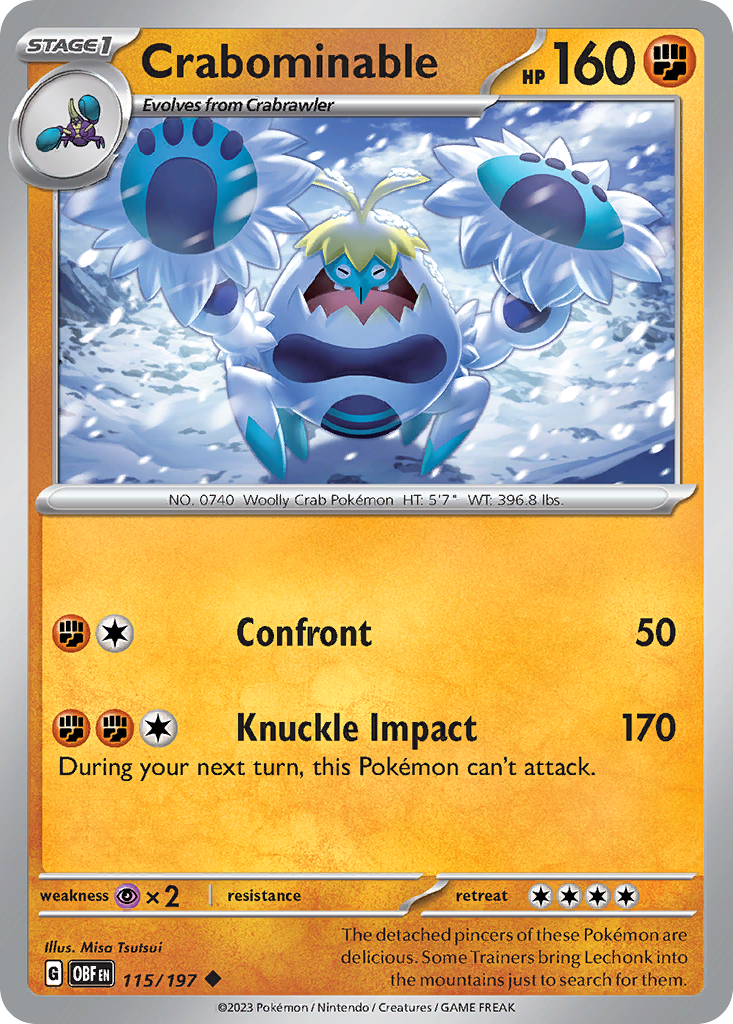 Crabominable 115/230 Uncommon