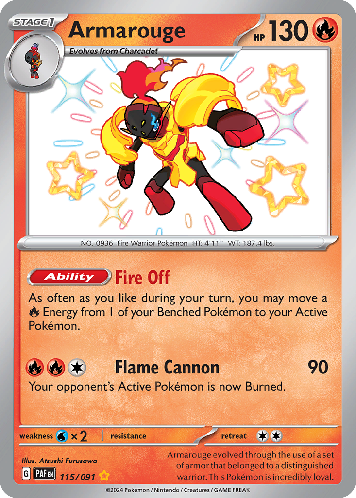 Armarouge 115/245 Shiny Rare