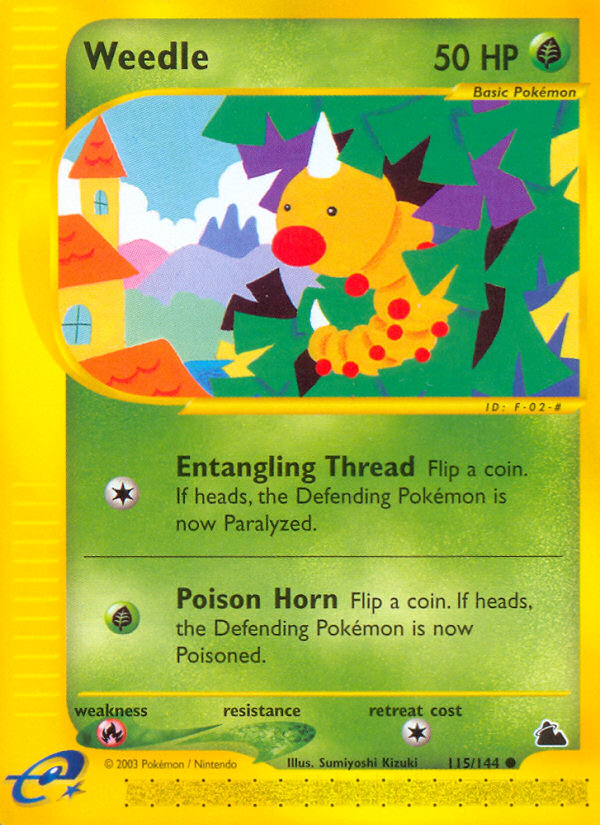 Weedle 115/182 Common