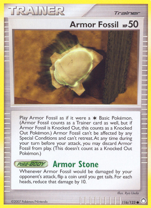 Armor Fossil 116/124 Common