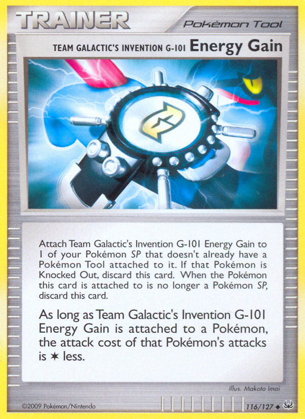 Team Galactic's Invention G-101 Energy Gain 116/133 Uncommon