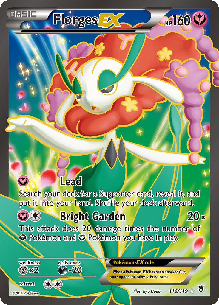 Florges-EX 116/124 Rare Ultra