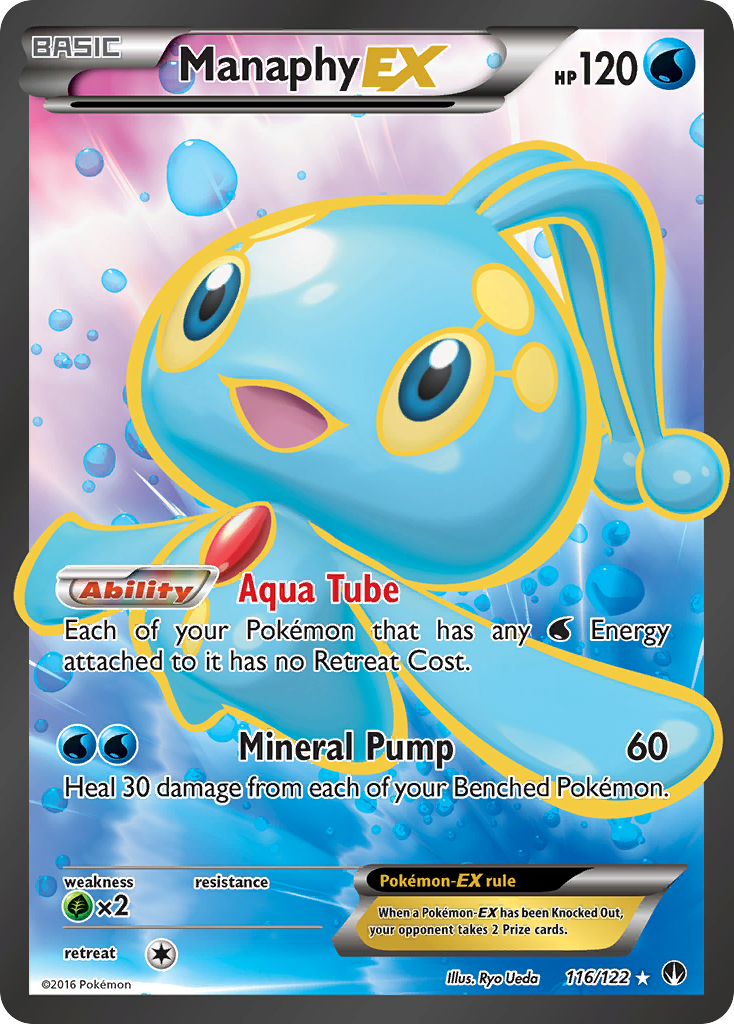Manaphy-EX 116/126 Rare Ultra
