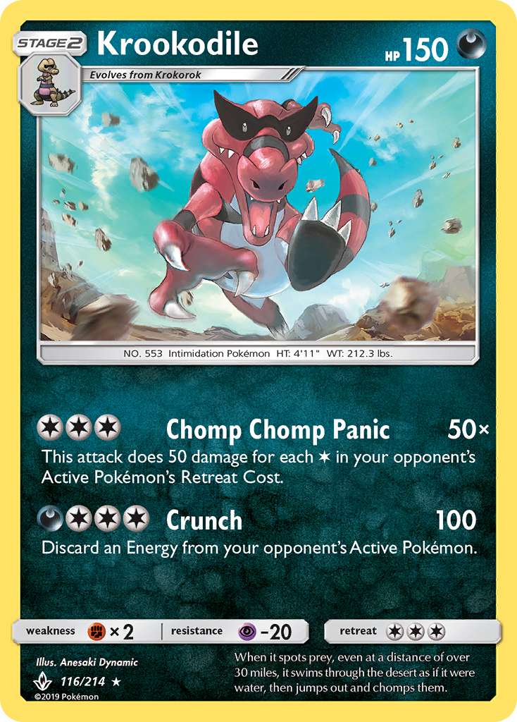 Krookodile 116/234 Rare