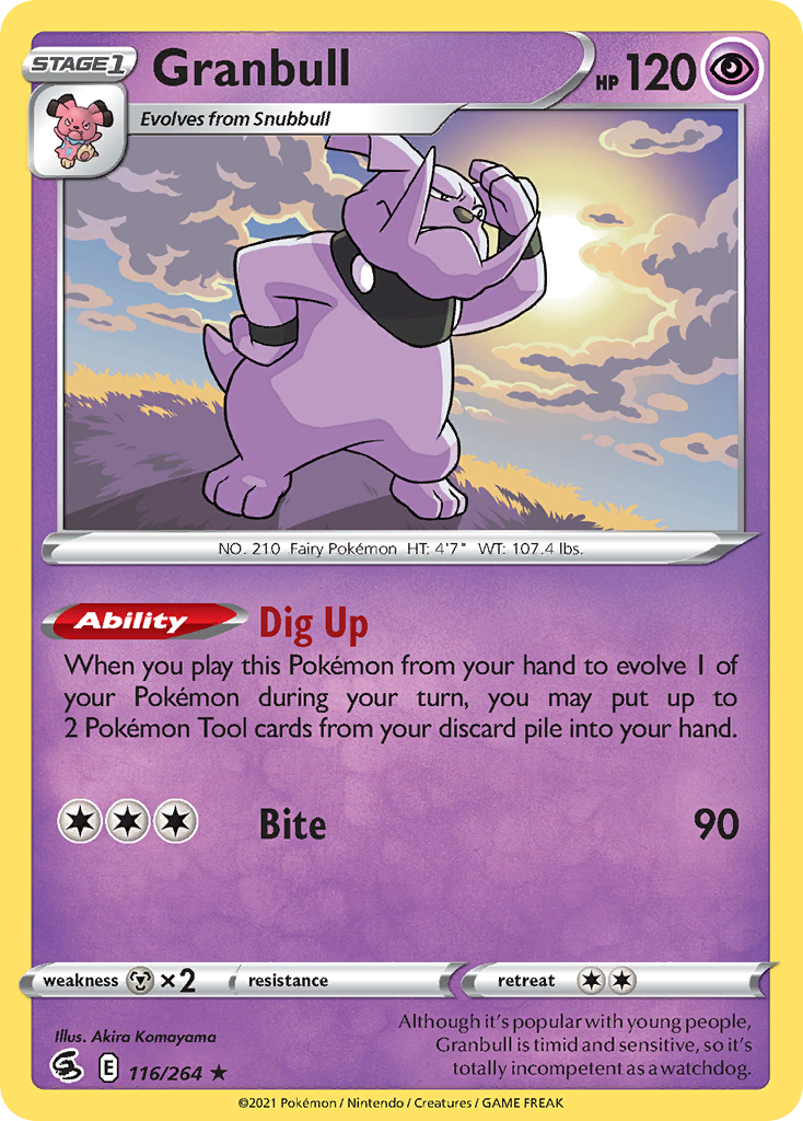 Granbull 116/284 Rare