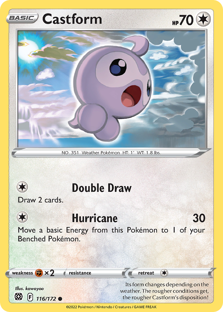 Castform 116/186 Common