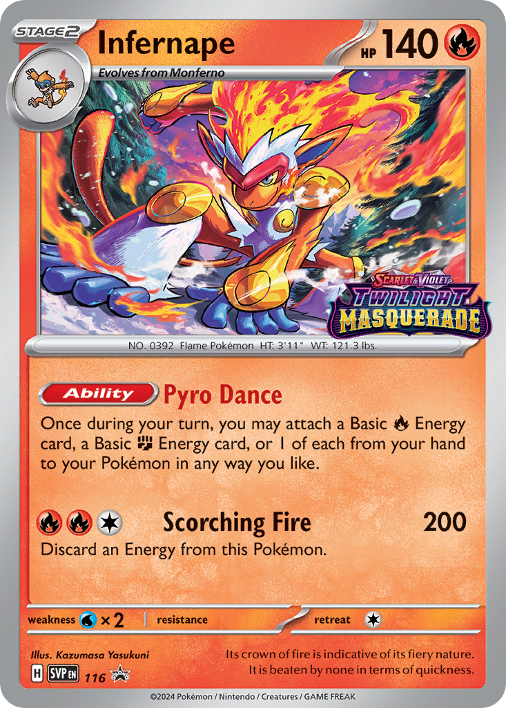Infernape 116/196 Promo