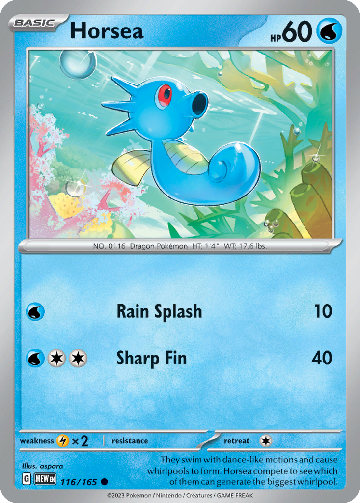 Horsea 116/207 Common