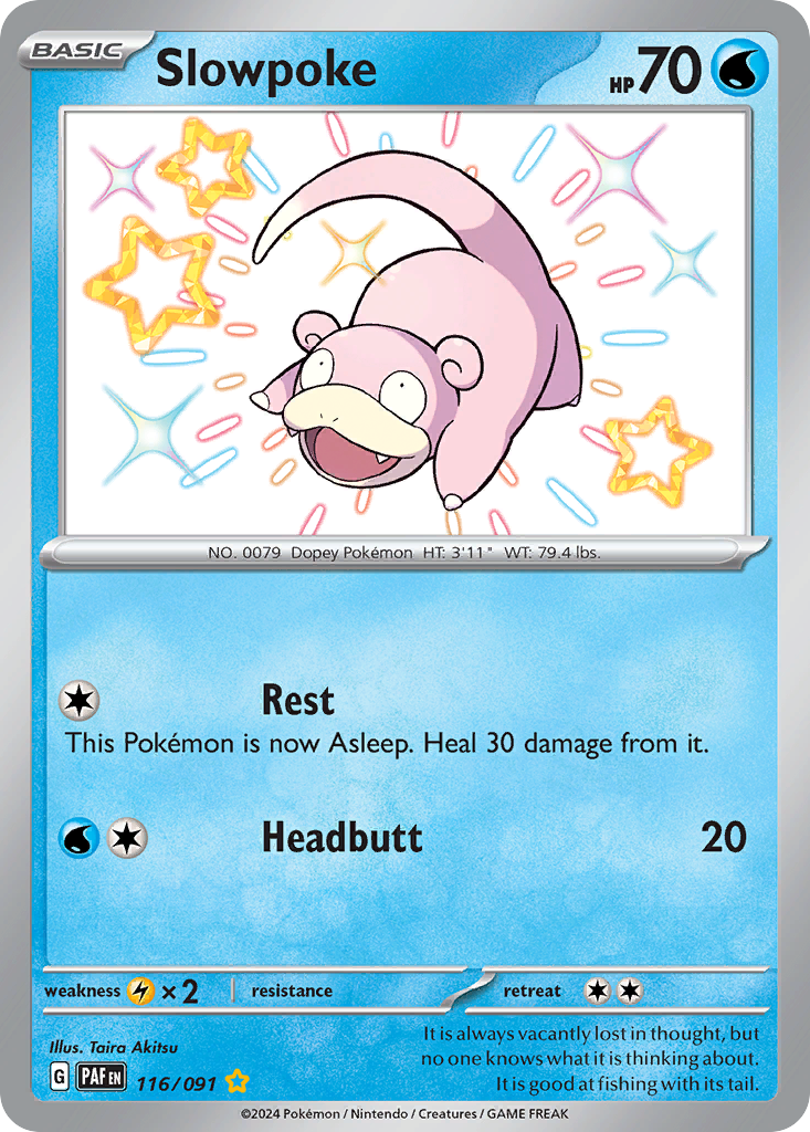 Slowpoke 116/245 Shiny Rare