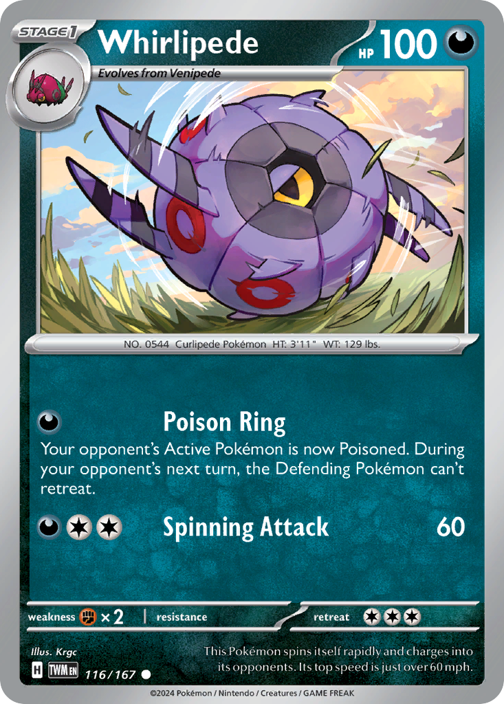 Whirlipede 116/226 Common