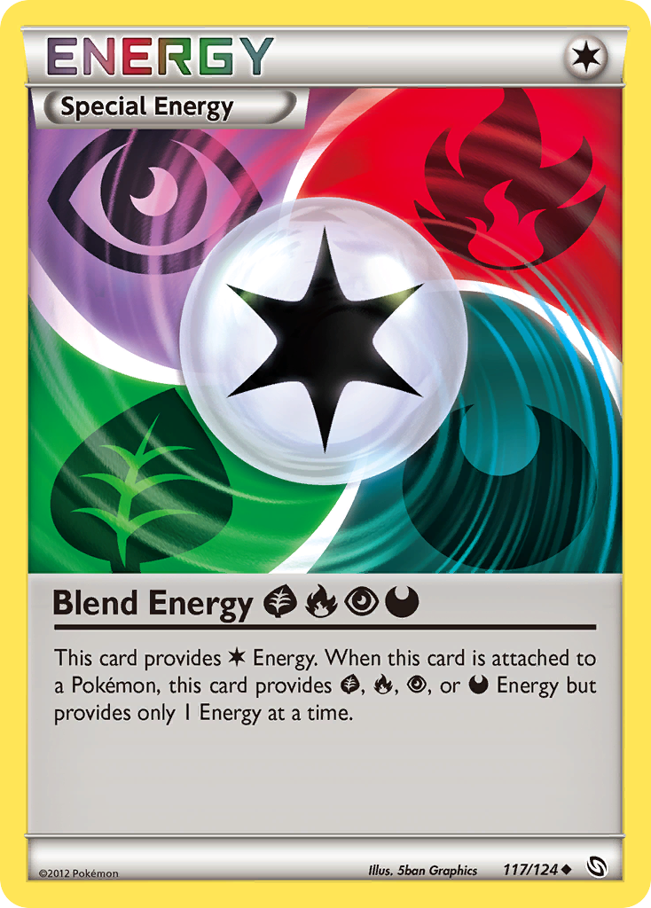 Blend Energy GrassFirePsychicDarkness 117/128 Uncommon