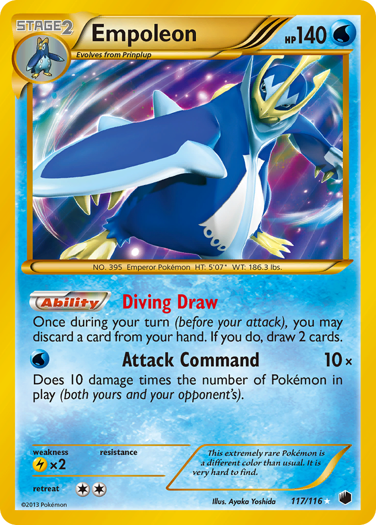 Empoleon 117/122 Rare Secret