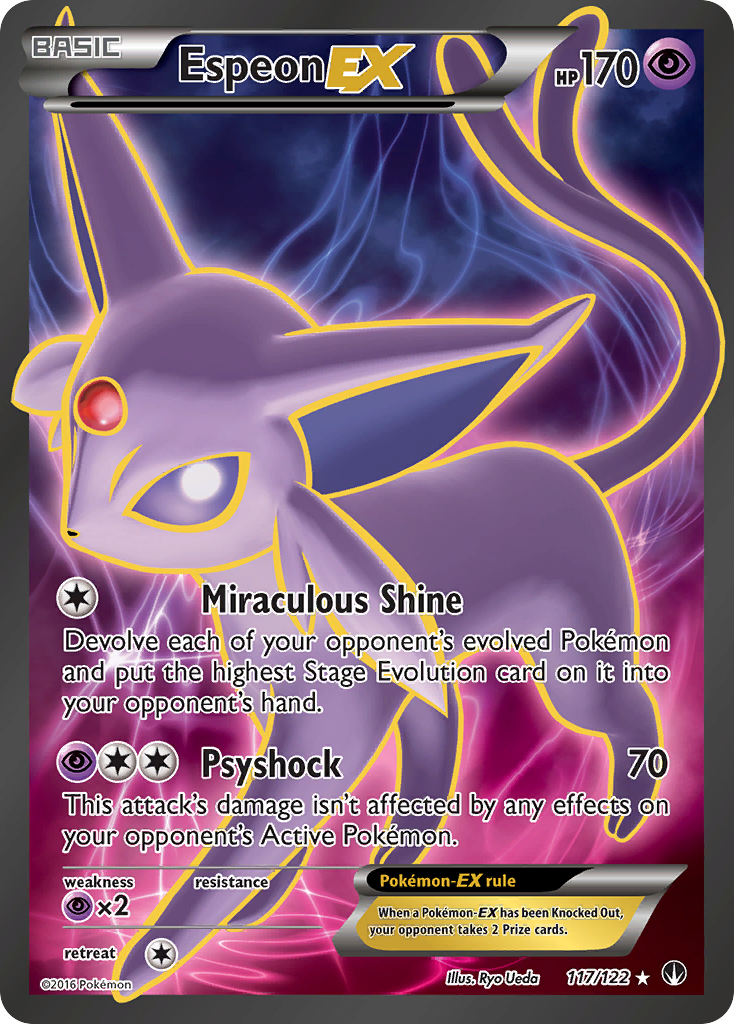 Espeon-EX 117/126 Rare Ultra