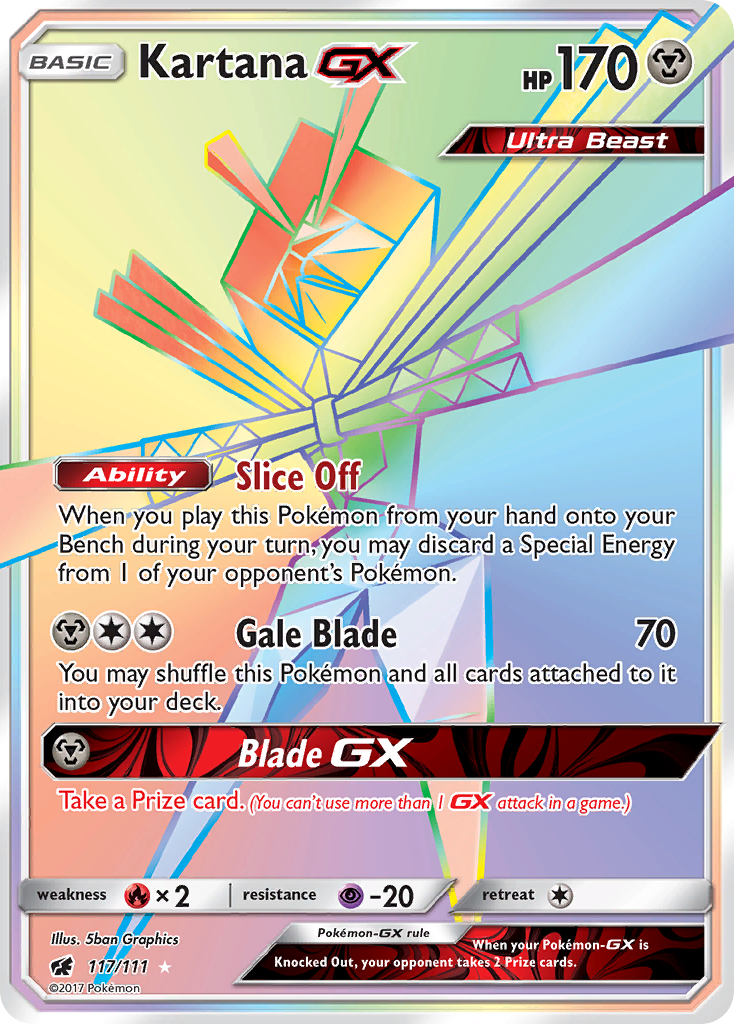 Kartana-GX 117/126 Rare Rainbow