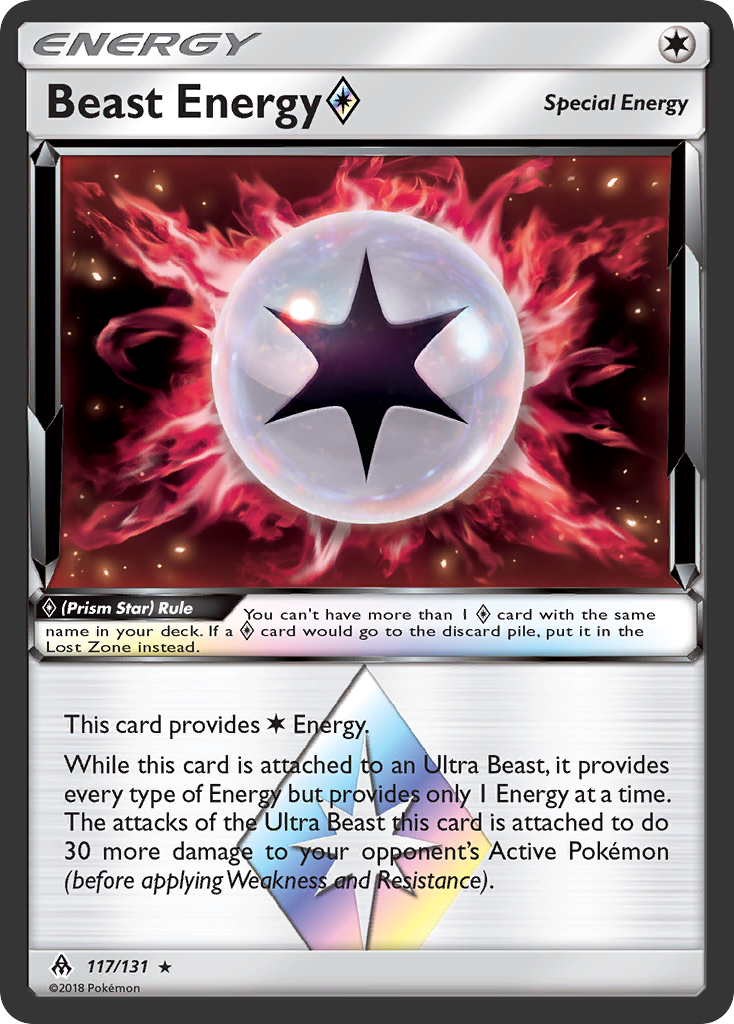 Beast Energy ◇ 117/150 Rare Prism Star