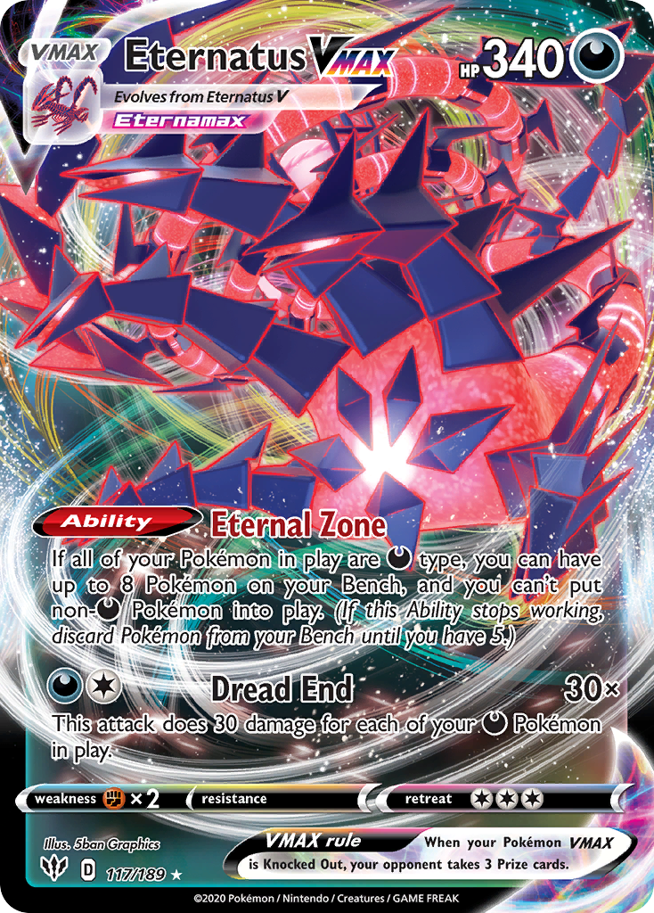 Eternatus VMAX 117/201 Rare Holo VMAX