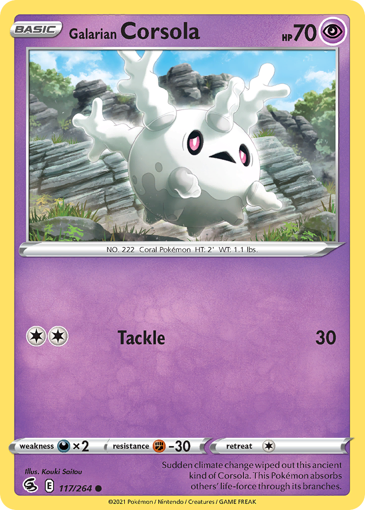 Galarian Corsola 117/284 Common