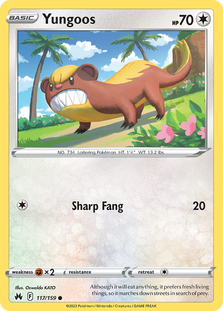 Yungoos 117/160 Common