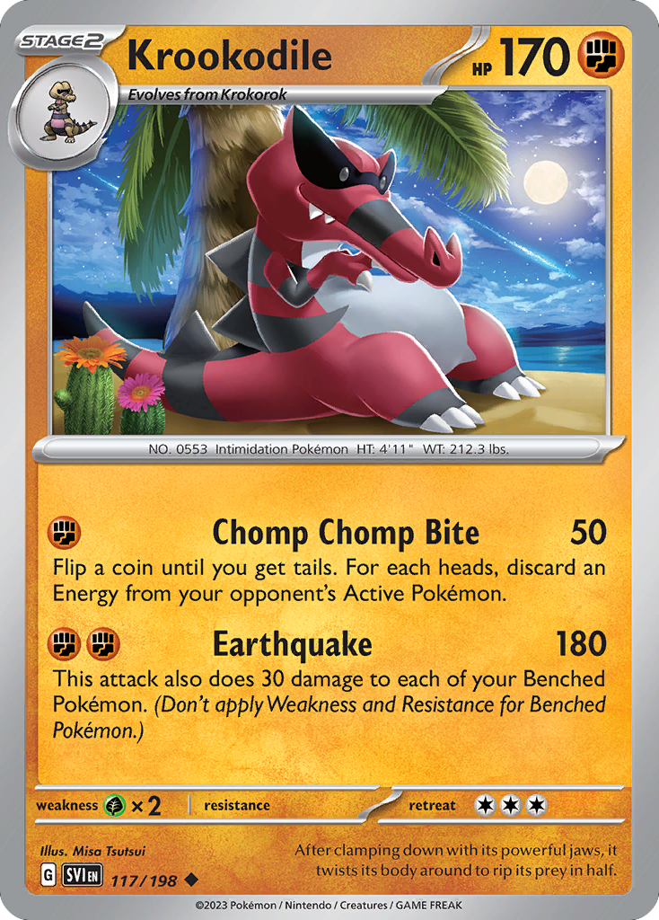 Krookodile 117/258 Uncommon