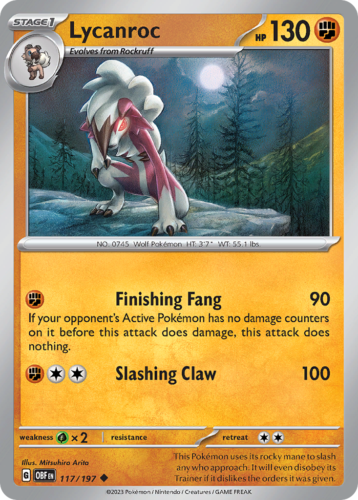 Lycanroc 117/230 Uncommon