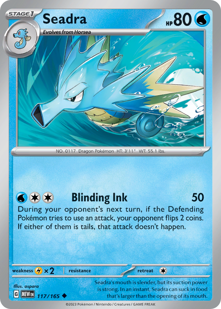 Seadra 117/207 Uncommon