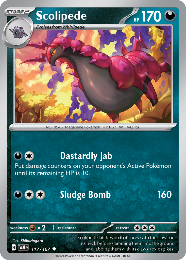 Scolipede 117/226 Uncommon