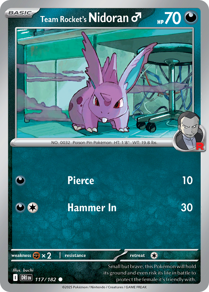 Team Rocket's Nidoran♂ 117/244 Common