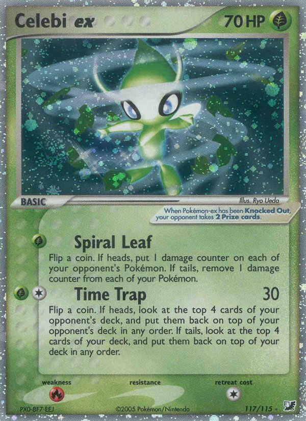 Celebi ex 117/145 Rare Secret