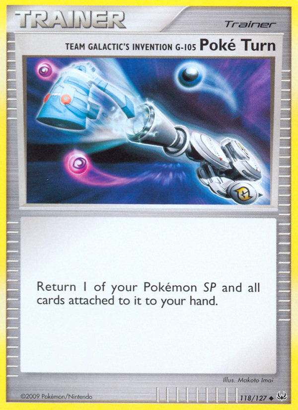 Team Galactic's Invention G-105 Poké Turn 118/133 Uncommon