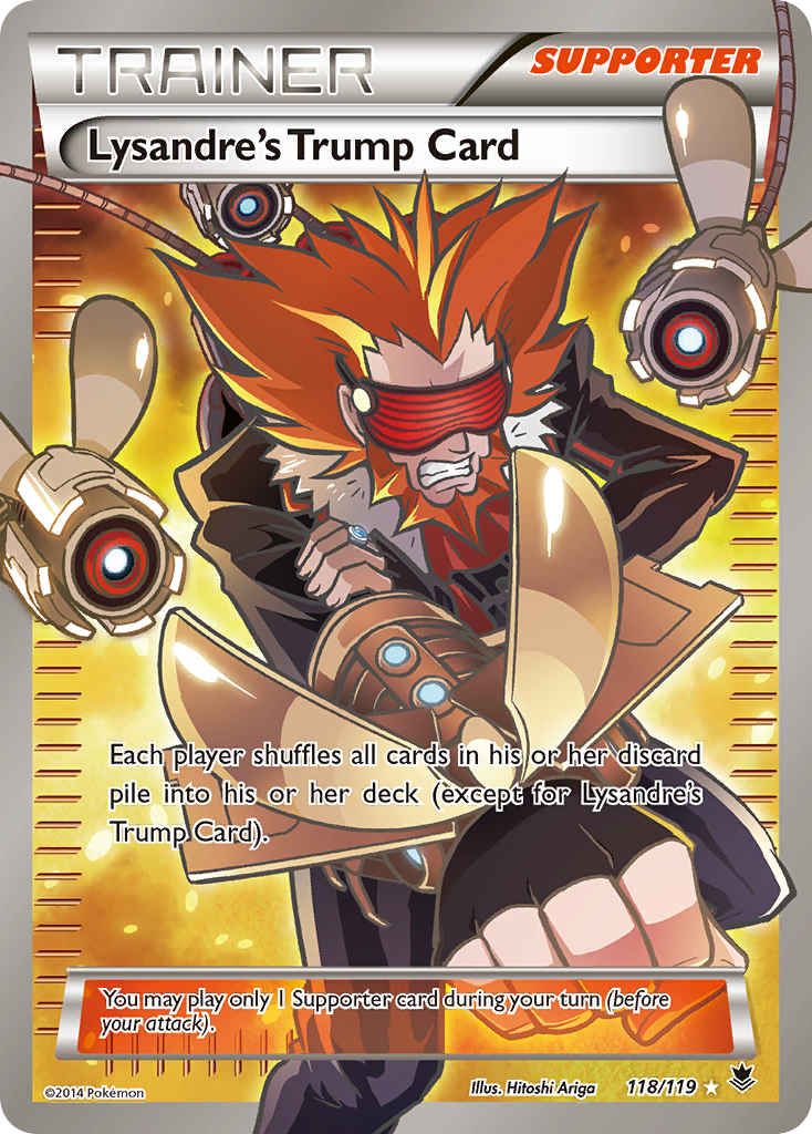 Lysandre's Trump Card 118/124 Rare Ultra