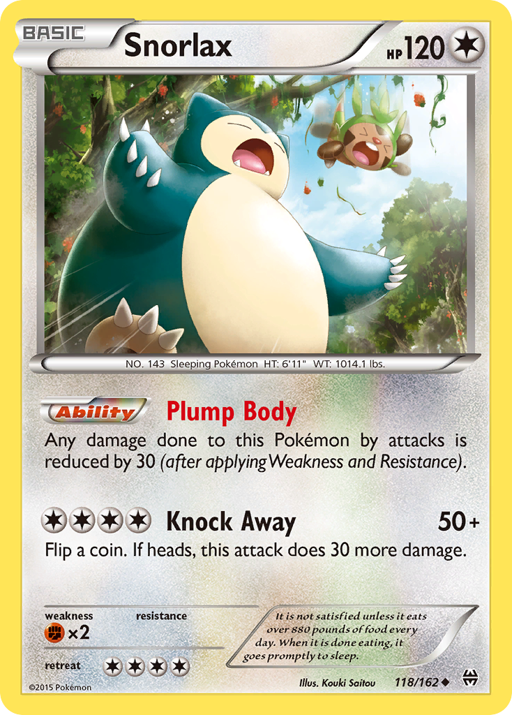 Snorlax 118/165 Uncommon