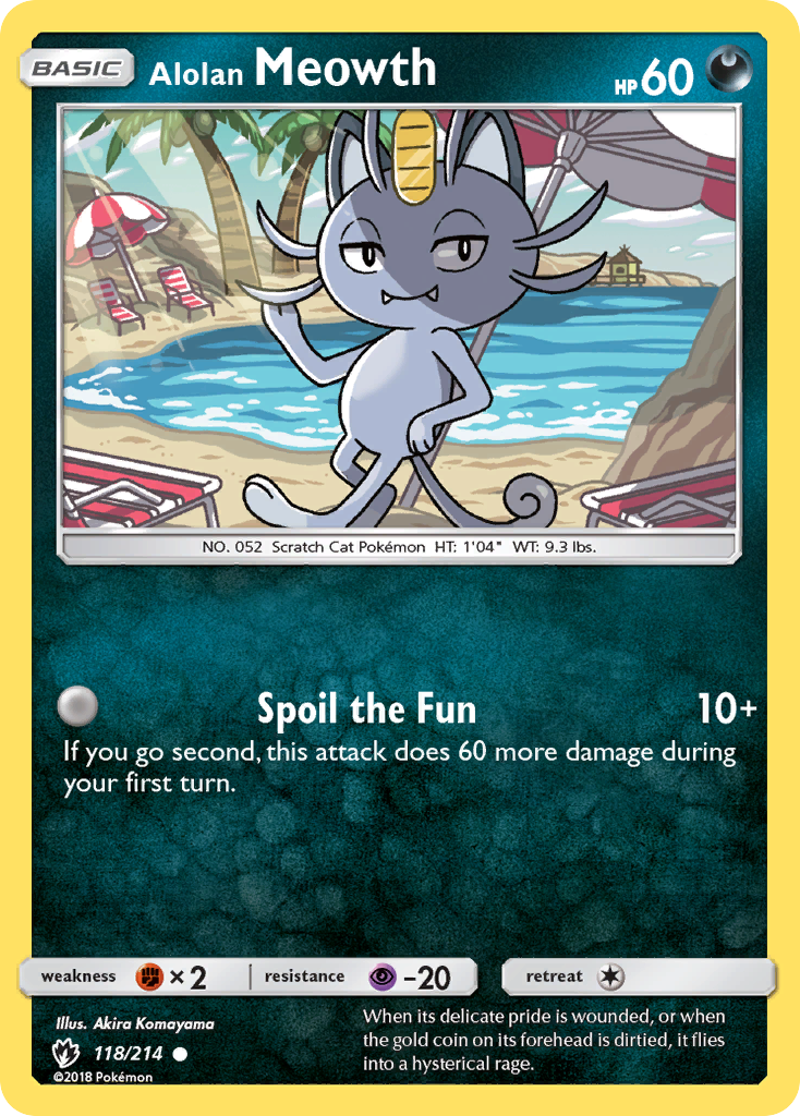 Alolan Meowth 118/240 Common