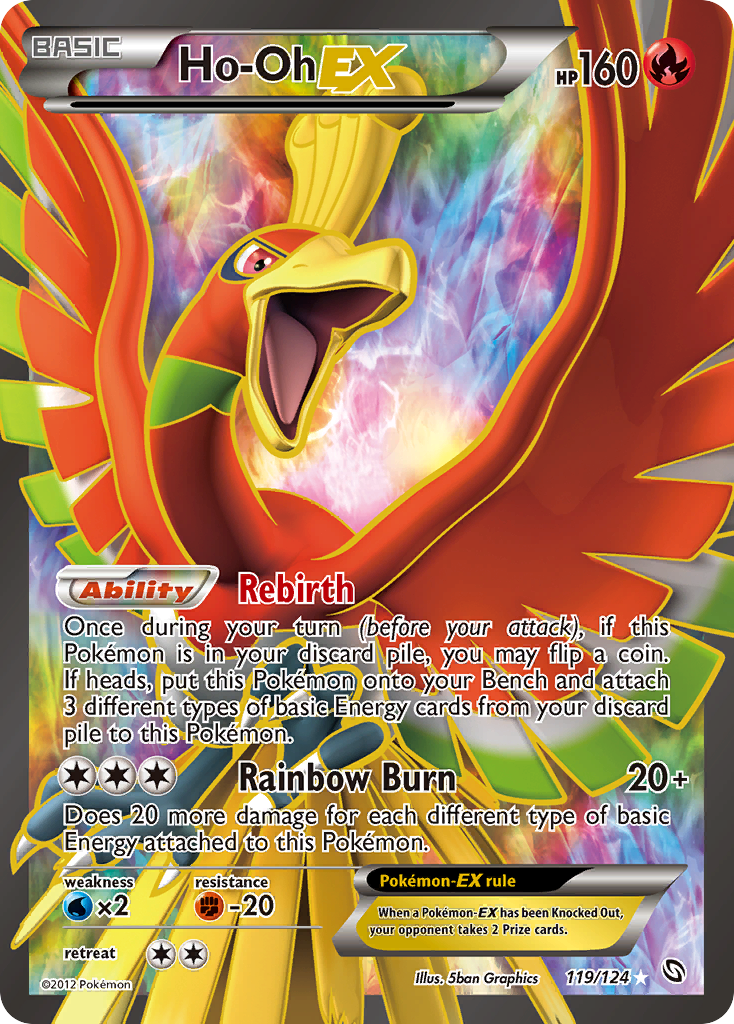 Ho-Oh-EX 119/128 Rare Ultra