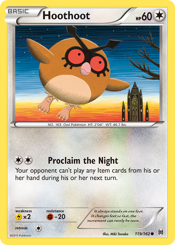 Hoothoot 119/165 Common