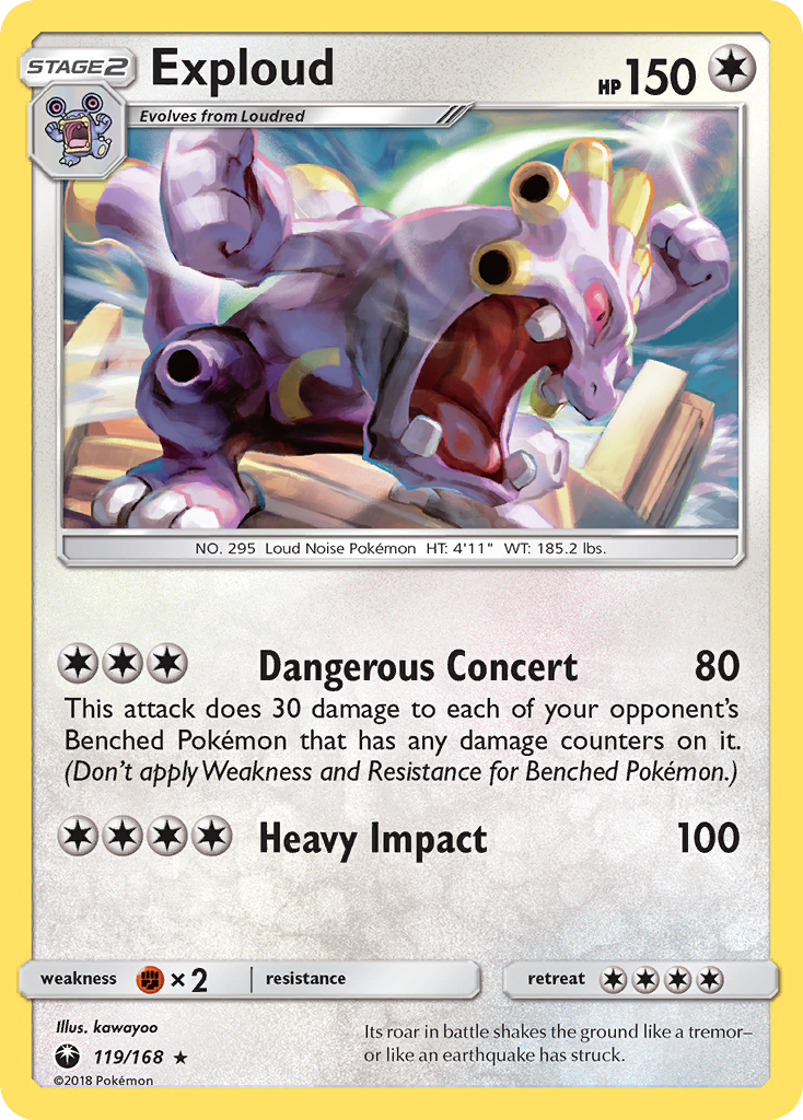 Exploud 119/187 Rare