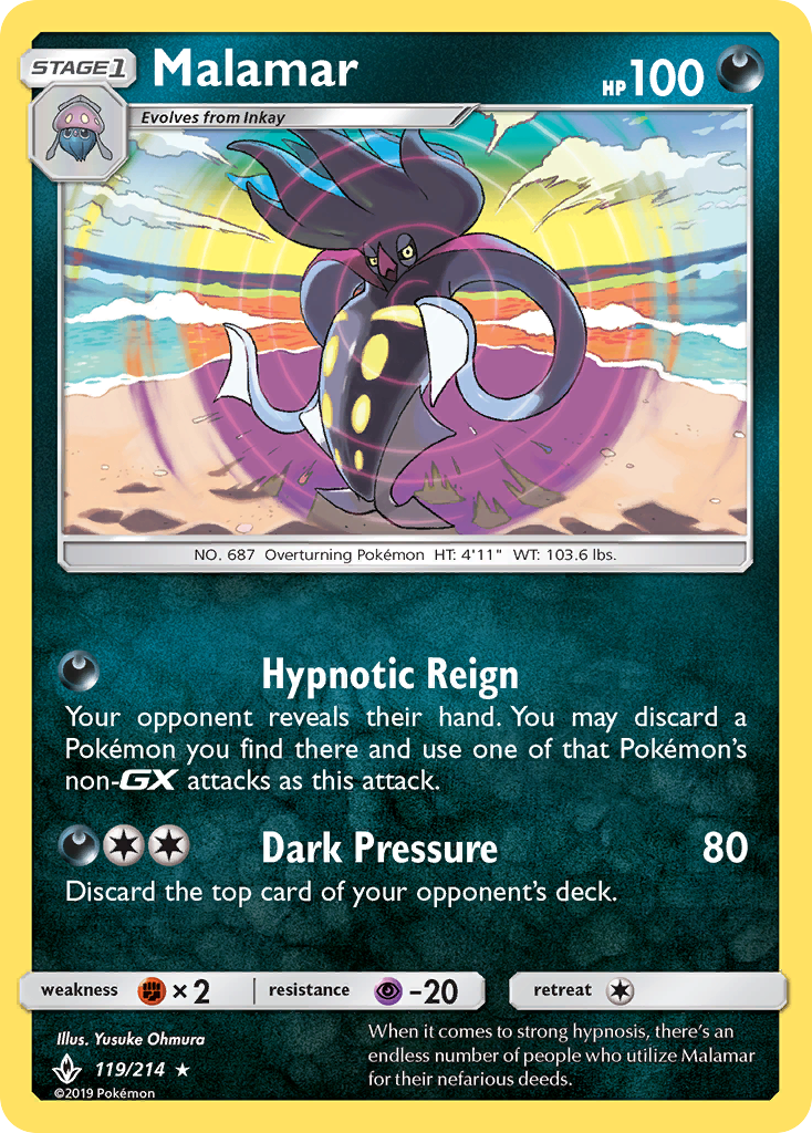 Malamar 119/234 Rare Holo